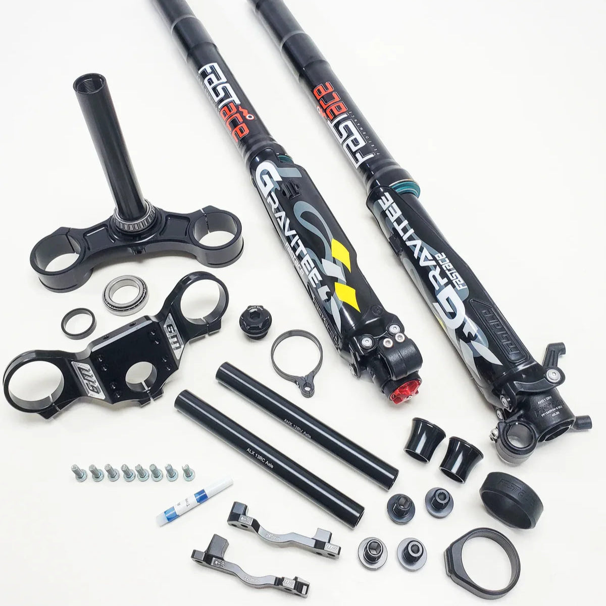 Warp9 FastAce Gravitee AHX12RV + Warp 9 Triple Clamps Suspension