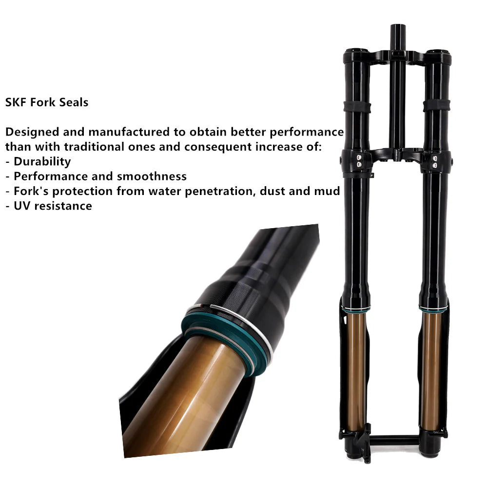 KKE 37mm Aluminum Front Fork Suspension Kit Fit Surron Light Bee, E-Ride Pro-SS, Talaria Sting MX3/MX4/R