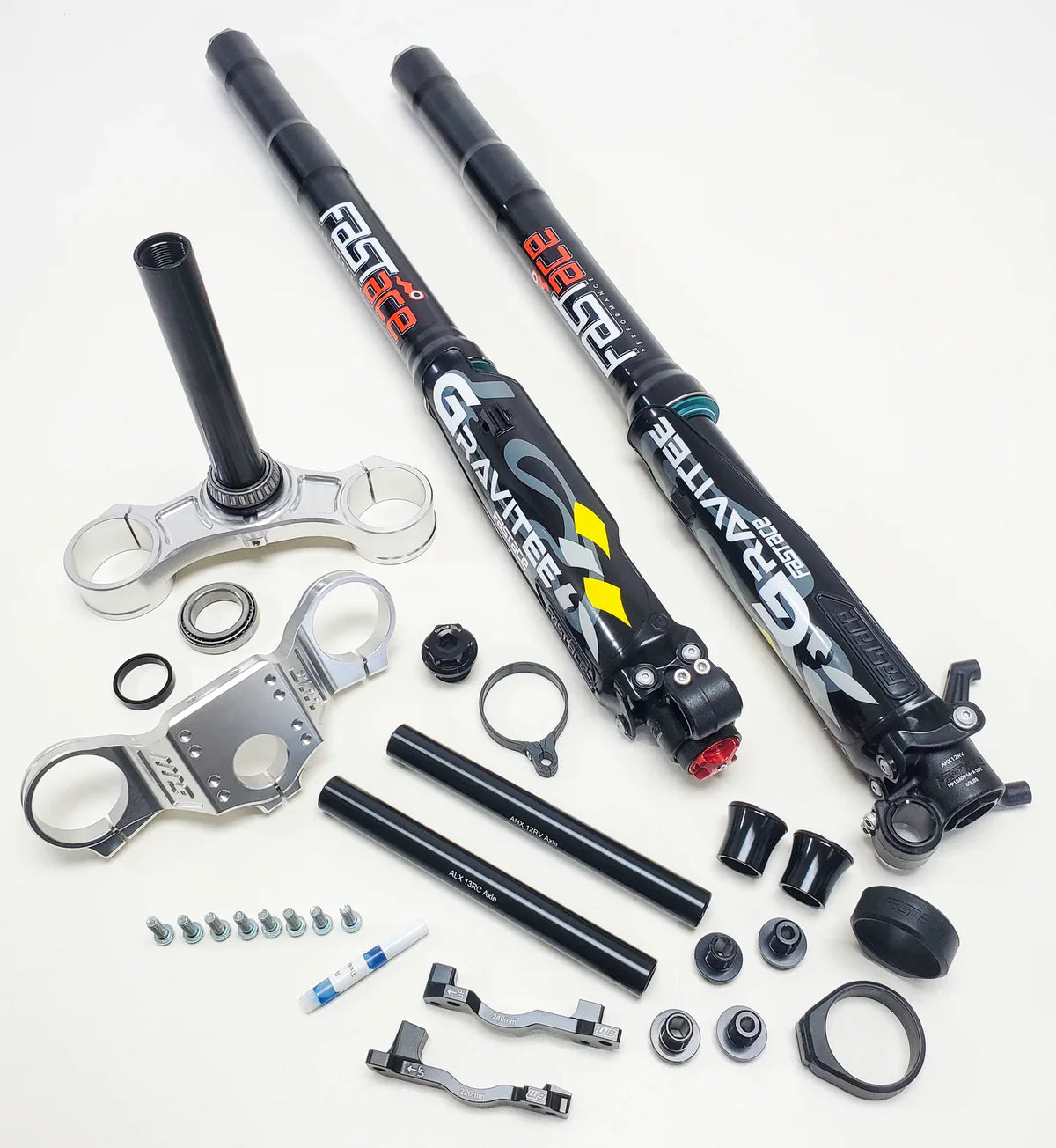 Warp9 FastAce Gravitee AHX12RV + Warp 9 Triple Clamps Suspension