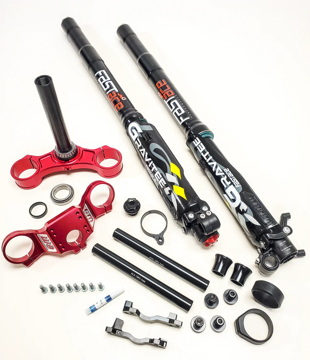 Warp9 FastAce Gravitee AHX12RV + Warp 9 Triple Clamps Suspension