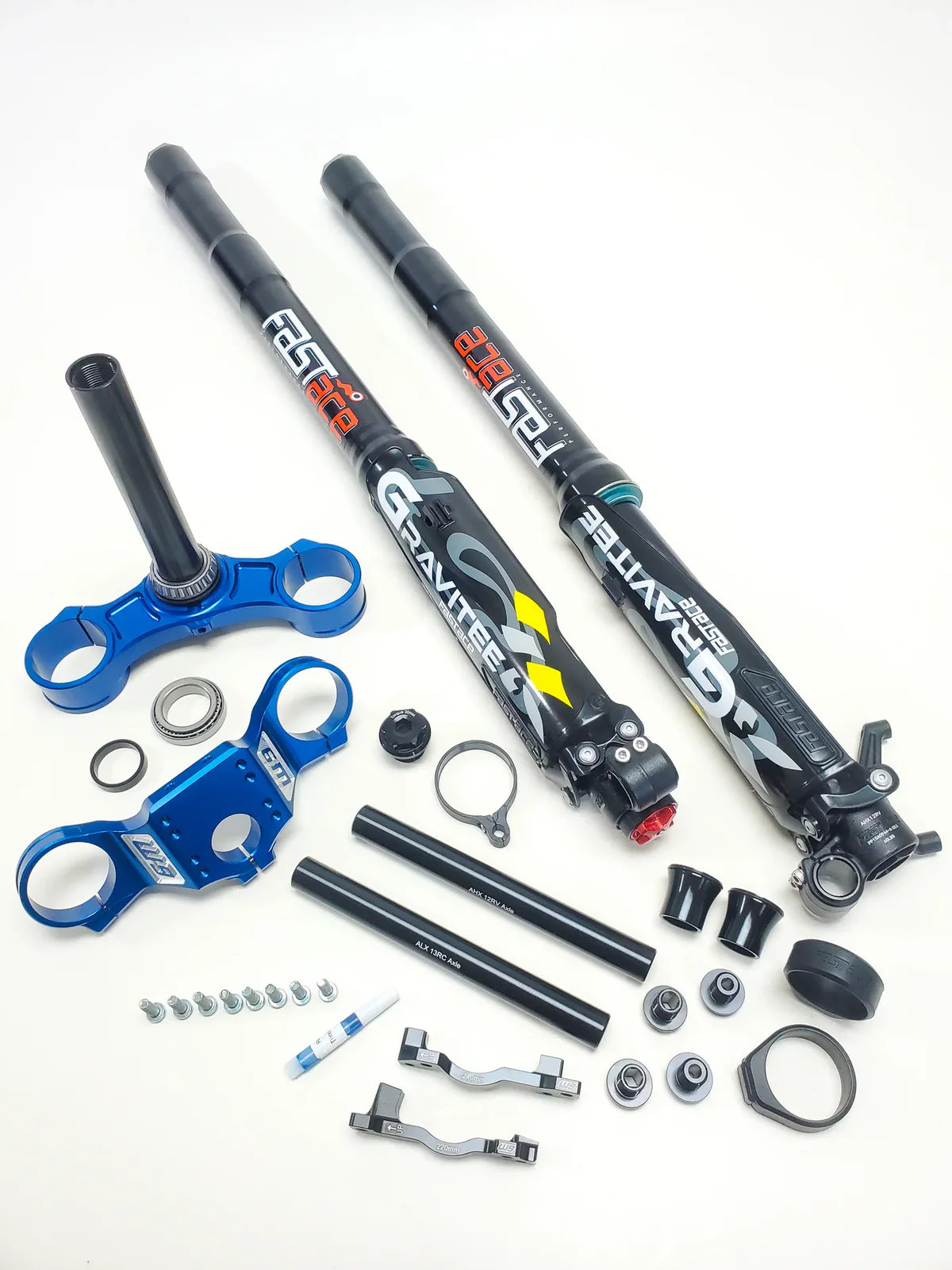 Warp9 FastAce Gravitee AHX12RV + Warp 9 Triple Clamps Suspension